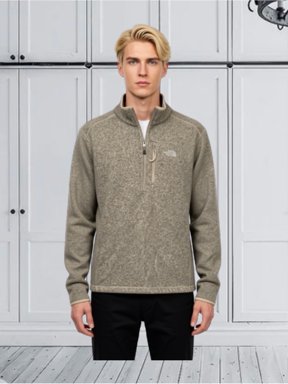 The North Face Trillin 1/4 Zip Fleece Pullover Sz Large
